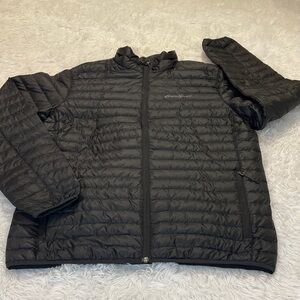 Eddie Bauer Black down Jacket WOMENS SIZE M